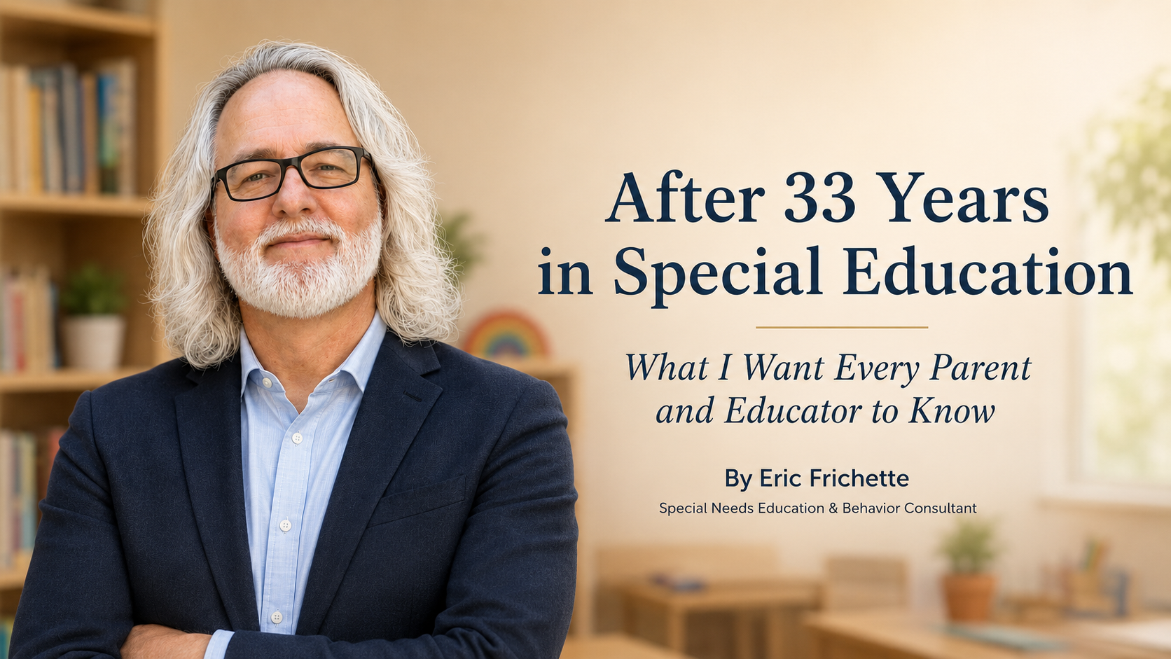 Eric Frichette in a learning-support setting